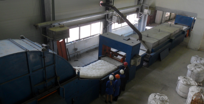 俄罗斯2000T陶瓷纤维毯生产线项目